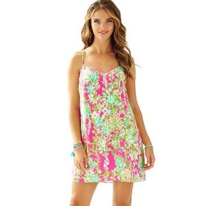 Lilly Pulitzer Silky Slip Mini Dress